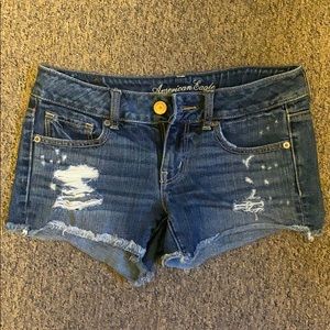 Ripped American Eagle Shorts